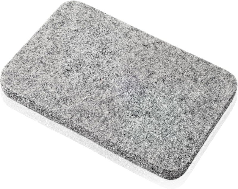Pretwad Needle Felting Pad - Grey Sponge Needle Felting Pad, High-Density Sponge Work Surface Mat, Natural Thick & Firm Felt Mat Block for 2D & 3D Wool Felting, Protects Needles & Table - Image 1